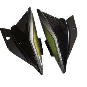 Platina 125cc Side Panel Cowl Set Black Green