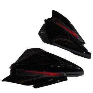 Pulsar 135cc Side Cowl Set Black Red