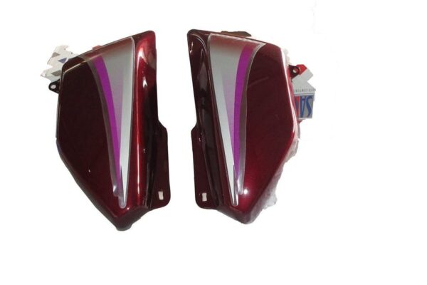 side-panel-side-cowl-set-fit-for-hero-cd-dawn-new-model-for-palace-maroon-bike Side Cowl Set for Hero CD Dawn Maroon