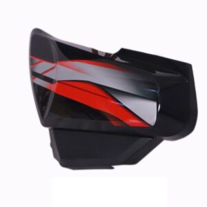 Side Panel Cowl Set for Hero HF Deluxe 2019 Black Red