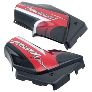 Side Cowl Set Hero Passion Plus Black Red
