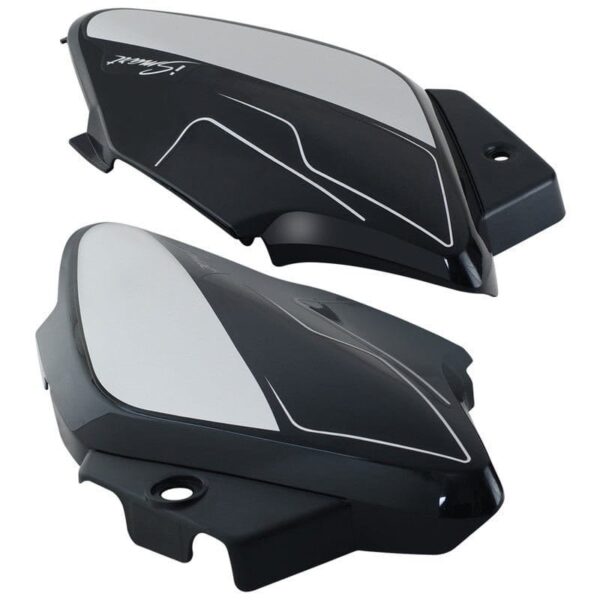 side-panel-side-cowl-set-fit-for-hero-splendor-i-smart-black-silver-sticker Side Panel Cowl Set Hero Splendor iSmart Black Silver