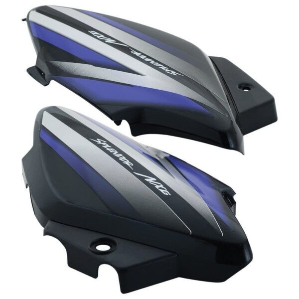 Side Panel Cowl Set for Hero Splendor NXG Black Blue