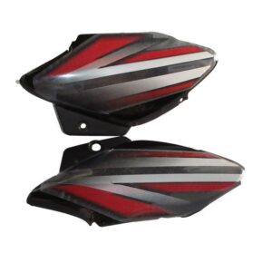 Hero Splendor NXG Side Cowl Black Red
