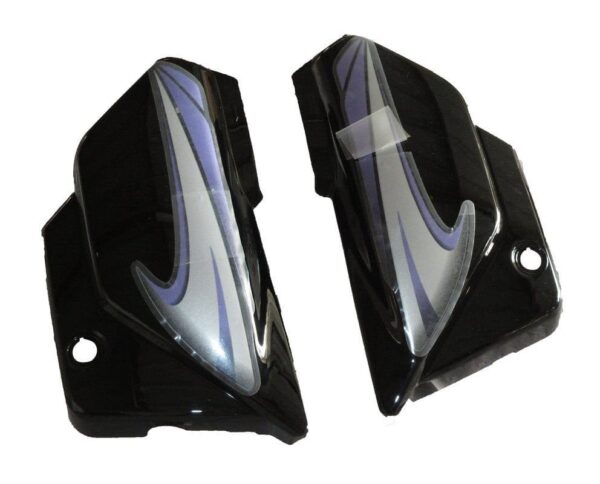Hero Splendor Plus Side Panel Cowl Set Black Purple