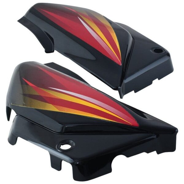 Hero Splendor Pro Side Panel Cowl Set Black