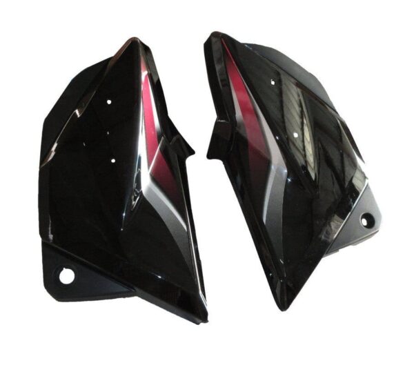 Splendor Pro Type 4 Side Cowl Set Black Red