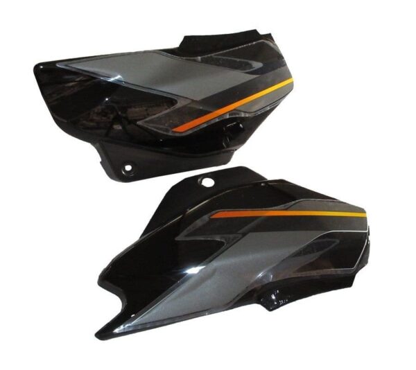 Hero Super Splendor Side Panel Cowl Set Black