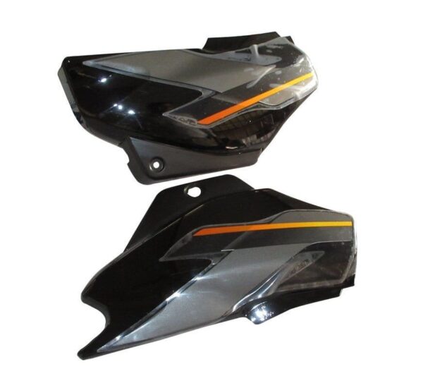Hero Super Splendor Side Panel Set Black Red