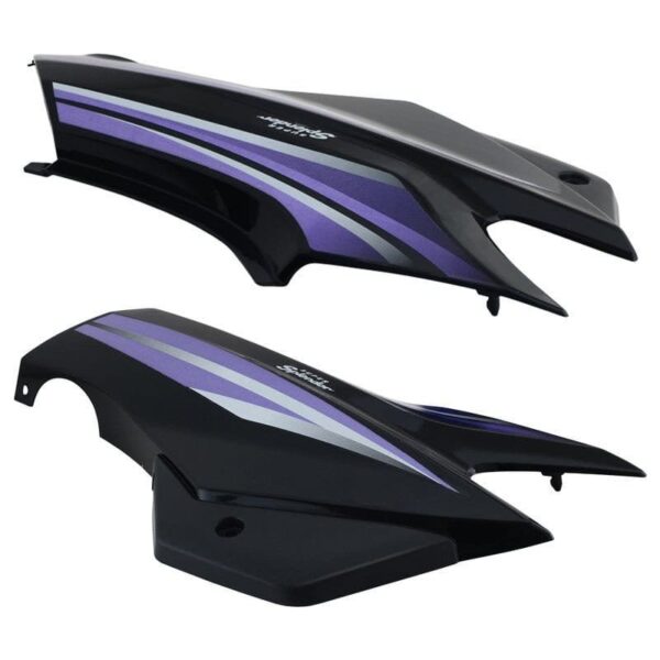 Hero Super Splendor 3 Side Panel Cowl Set Black