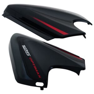 CB Unicorn Side Cowl Set Black Red Sticker