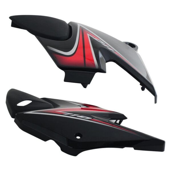 Side Panel Cowl Set for Honda Dream Yuga Black