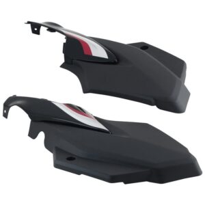 TVS Star Sport Side Cowl Set Black Red