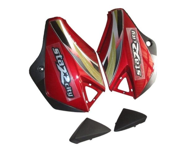 TVS Starcity Side Panel Cowl Flame Red