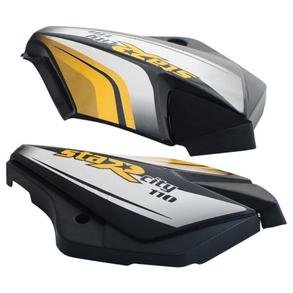 TVS Starcvti 110 cc Side Panel Cowl Set Black