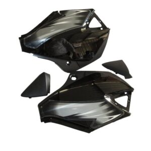 Side Panel Cowl Set TVS Starcity 110cc Black