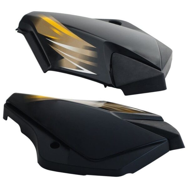 Side Cowl Set for TVS Starcity 110cc Black