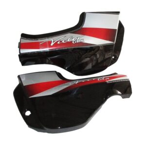 Side Panel Cowl for TVS Victor GLX Black Red