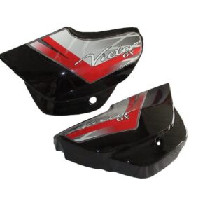 Side Panel Cowl Set for TVS Victor GX Black Red