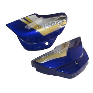 TVS Victor GX Side Cowl Set Blue