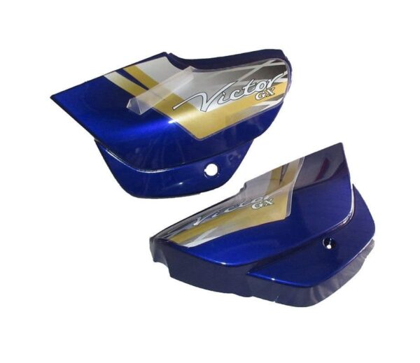 TVS Victor GX Side Cowl Set Blue
