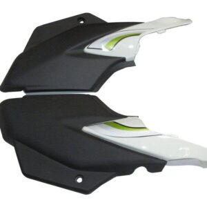 TVS Victor Side Panel Cowl Set Flame Red