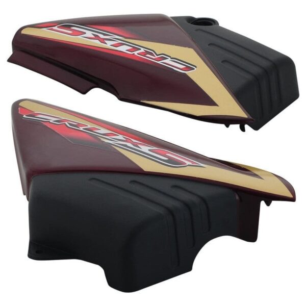 Crux Candy Maroon Side Panel Set for Yamaha