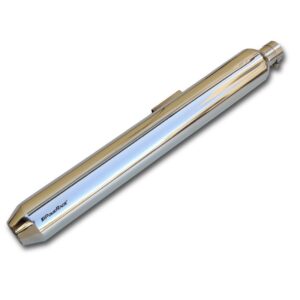 RE 350 500 Exhaust Slip On Polished Long Type
