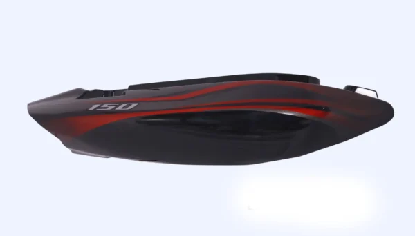 tail-panel-seat-cowl-bajaj-discover-150cc-3d-type-black-red-stk Tail Panel Seat Cowl Bajaj Discover 150cc Black Red