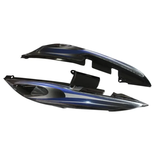 Tail Panel Seat Cowl for Bajaj Platina Black Blue