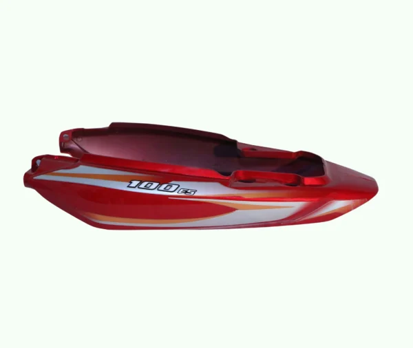 tail-panel-seat-cowl-bajaj-platina-es-red Tail Panel Seat Cowl for Bajaj Platina ES Red