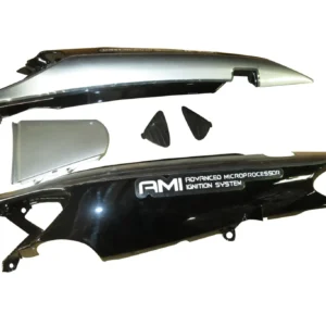 Tail Panel Seat Cowl for Hero Ambition Black Silver