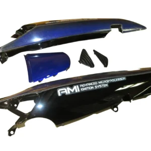 Tail Panel Seat Cowl for Hero Ambition Black Tblue Bike