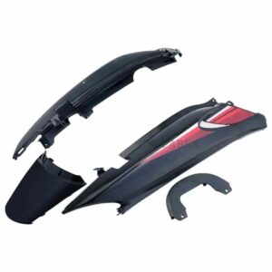 Tail Panel Seat Cowl for [Bike Model] Black Red