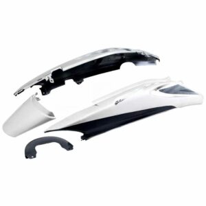 Tail Seat Cowl for N M Type 4 Silver Black Bike