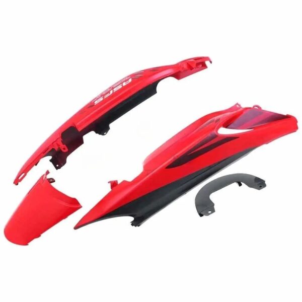 Red Black N M Type 5 Sports Bike Tail Panel