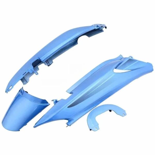 Tail Panel Seat Cowl for Harley-Davidson Sky Blue Black Bike