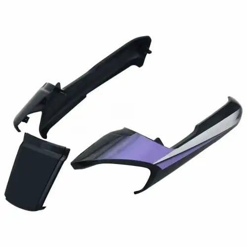 tail-panel-seat-cowl-hero-hf-deluxe-black-blue-stk Tail Panel for Hero HF Deluxe Black Blue