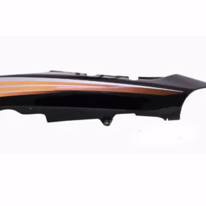 tail-panel-seat-cowl-hero-passion-plus-black-orange-stk Tail Panel Seat Cowl for Hero Passion Plus Black Orange