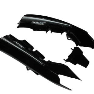 Tail Panel Seat Cowl for Hero Passion Pro Type 3 Black Silver