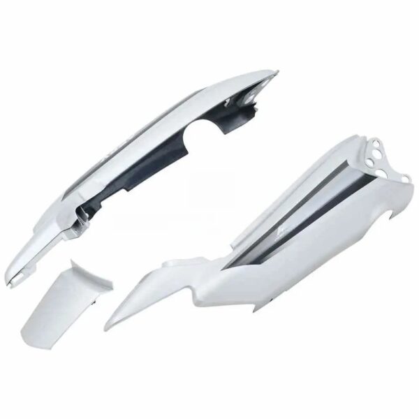 Tail Panel Seat Cowl for Hero Splendor NXG Silver Graphics