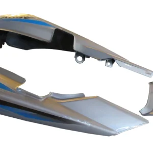 Tail Panel Seat Cowl Silver for Hero Splendor Pro Type 4