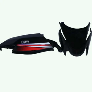 Tail Panel for Hero Super Splendor Black Red