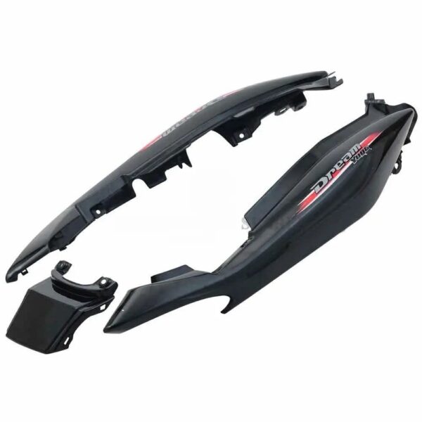 Tail Panel Seat Cowl for Honda Dream Yuga Black