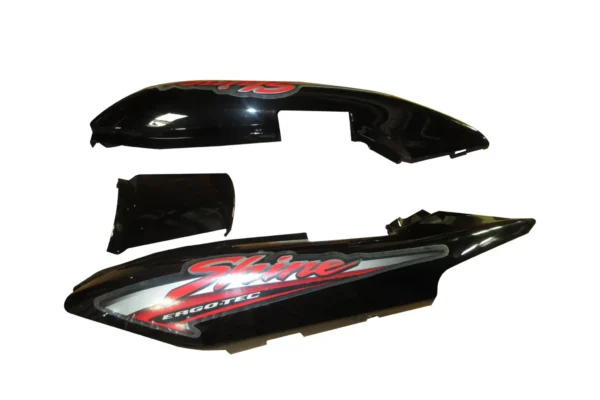 Tail Panel Seat Cowl for Honda Shine Black Red