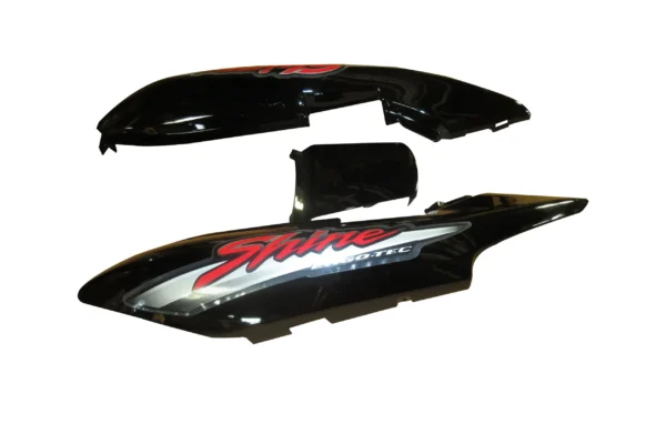Seat Cowl for Honda Shine Black Grey