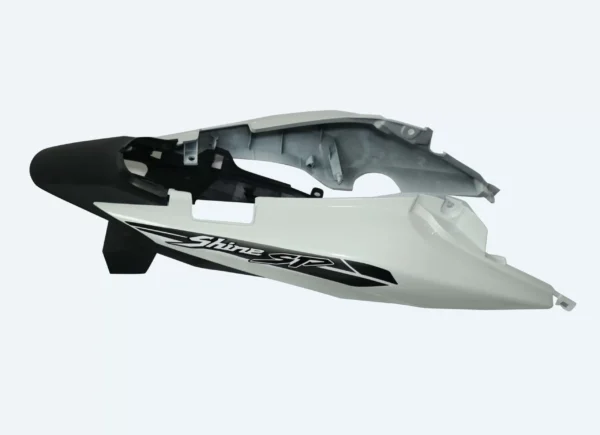 Tail Panel Seat Cowl for Honda Shine SP Type 2 White