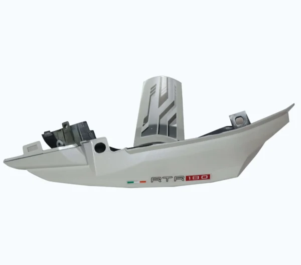 TVS Apache 180 Tail Panel Seat Cowl Pearl White