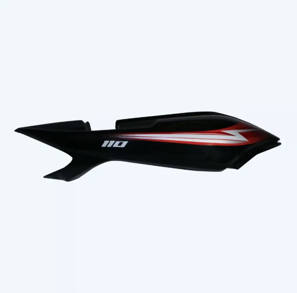 tail-panel-seat-cowl-tvs-star-city-plus-black-red-stk TVS Star City Plus Seat Cowl Black Red