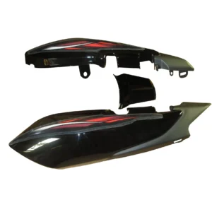 Tail Panel for TVS Star CVTi 110 Black Red